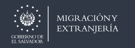 Image of the logo of Migration and Immigration of El Salvador.